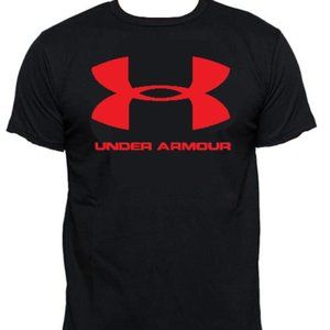 Under Armour Red Logo Tee
